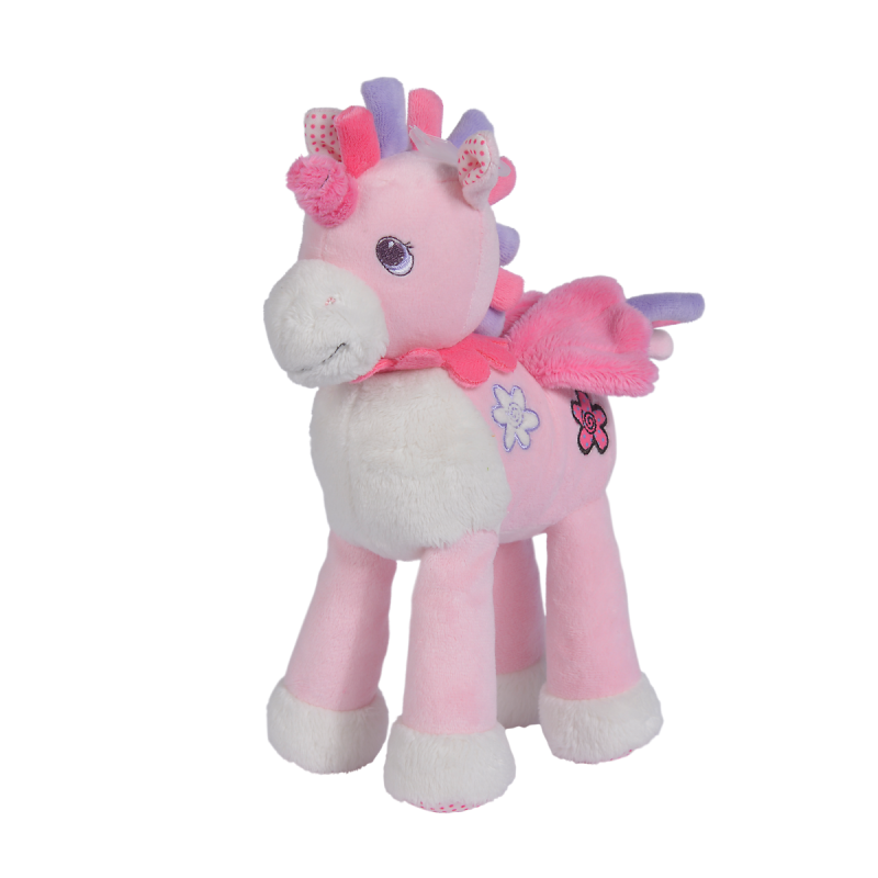  soft toy unicorn pink 20 cm 
